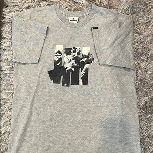 Undefeated Gray Graphic T-Shirt for Men